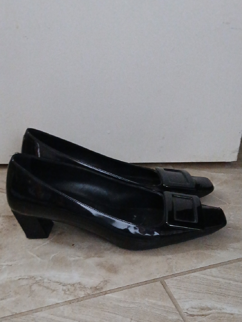 Roger Vivier Black Patent Pumps